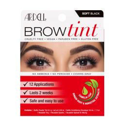 Tónovací sada na obočí Ardell Brow Tint Soft Black