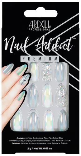 Nehty Ardell Nail Addict Premium - Holographic Glitter