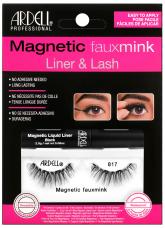 Magnetické řasy s tekutým magnetickým linkovačem Faux Mink 817