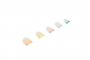 Nehty Ardell Nail Addict Premium - Rainbow French